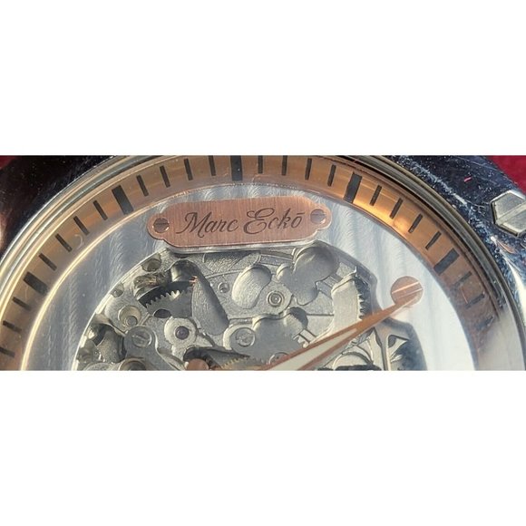 Marc Ecko e35000g1 Automatic Sphere Mechanical Machine Watch Visible Movement - Picture 4 of 13